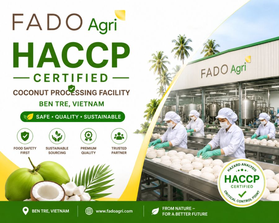 HACCP & FDA Compliance for Vietnam Coconut Exports