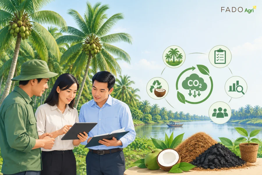 Unlocking Carbon Credit Potential in Ben Tre's Coconut Plantations
