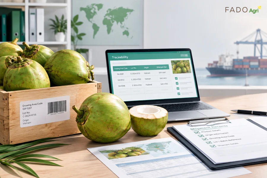 Regulatory Compliance and Growing Area Codes for Fresh Coconut Export to China