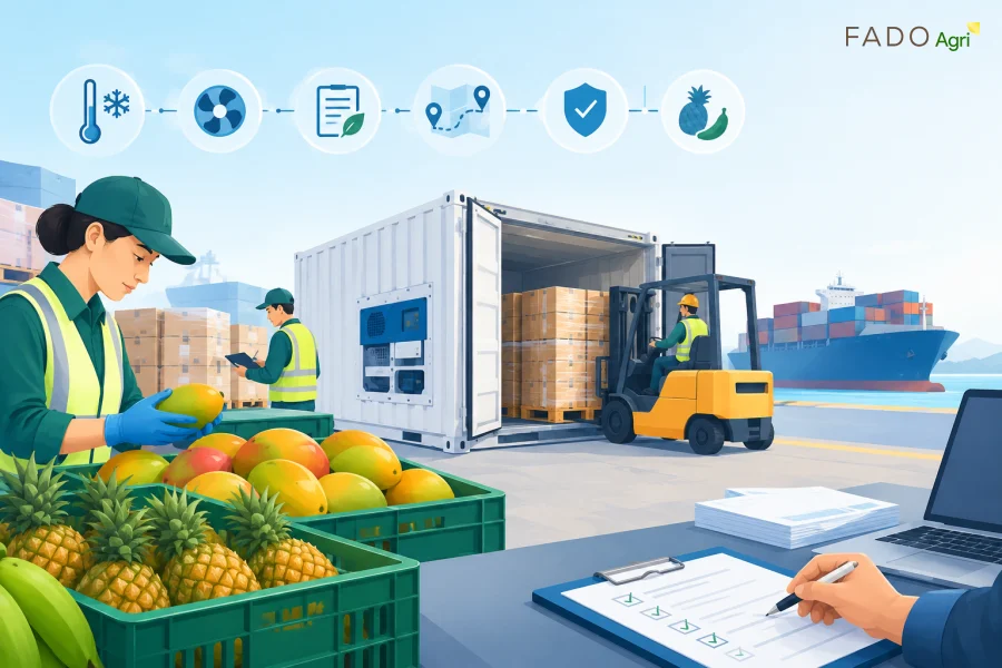 Reefer Container Transportation Best Practices for Tropical Fresh Fruit